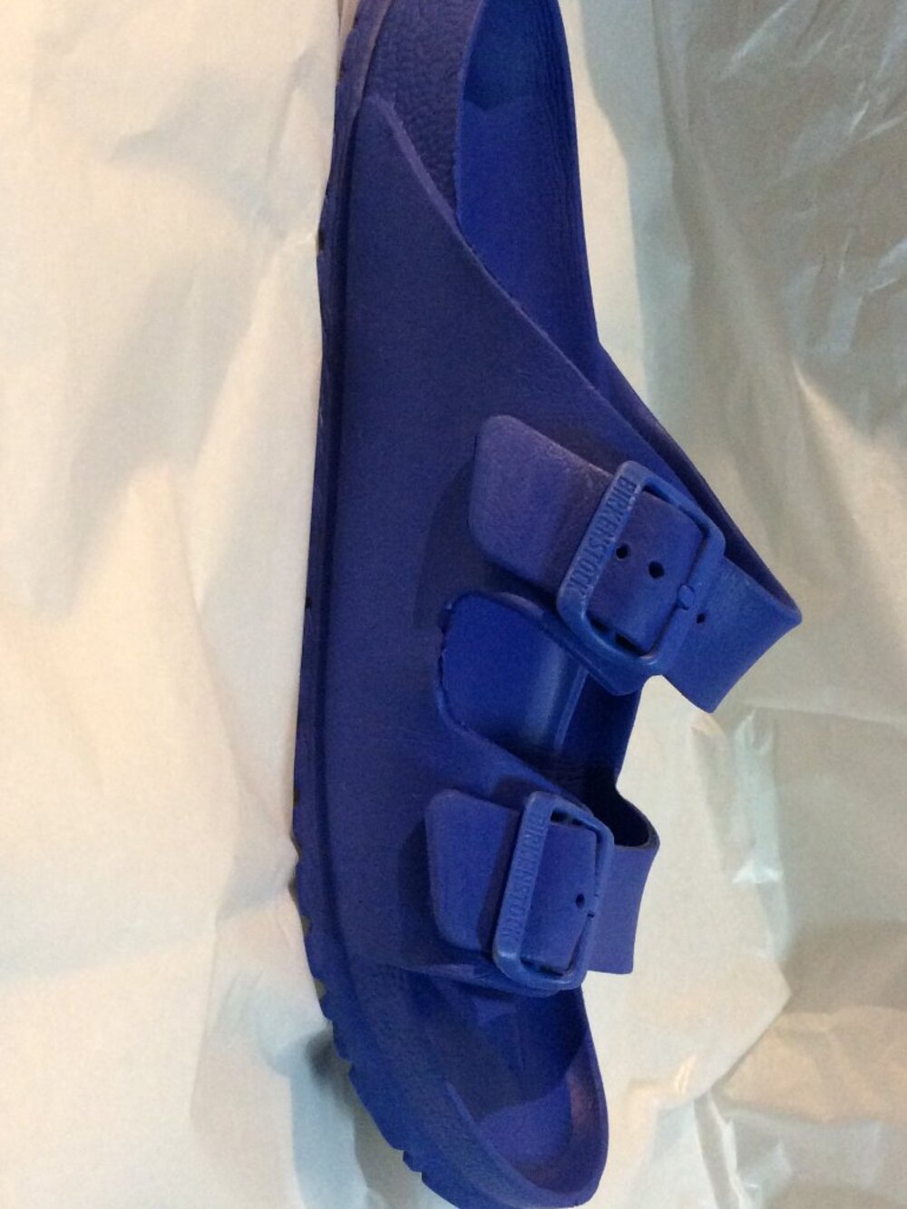 Birkenstock Blue EVA Two-Buckle Sandals